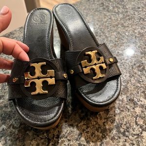 Great Tory Burch wedges used like new ! authentic Tory Burch
